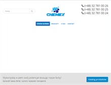 Tablet Screenshot of chemex.com.pl